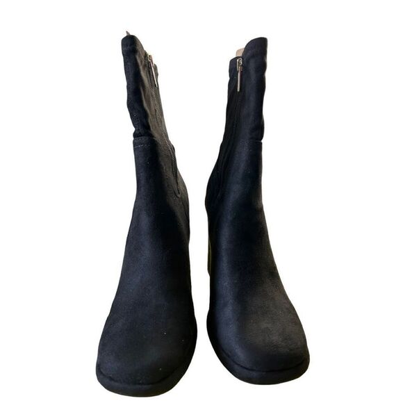 NWT NEW Circus by Sam Edelman Francis Black Ankle Bootie Chunky Heel Size 10 - Picture 4 of 10